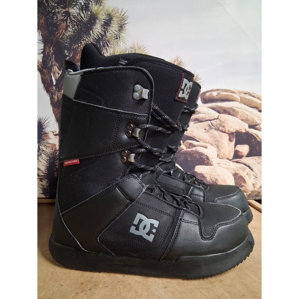 DC Phase 2020 Mens Snowboard Boots Black Grey Traditional Lace Size 11
